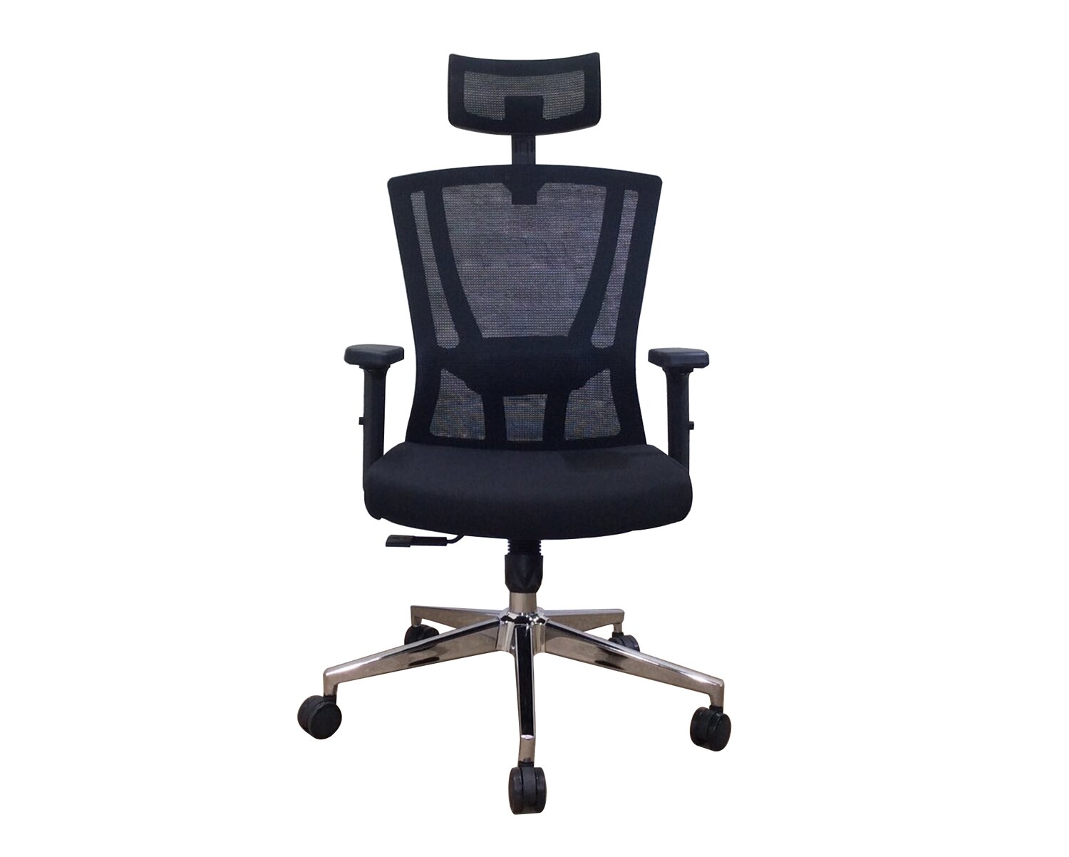 Ofix Korean-26 2D Lumbar Support Mesh Chair (Black, Grey)