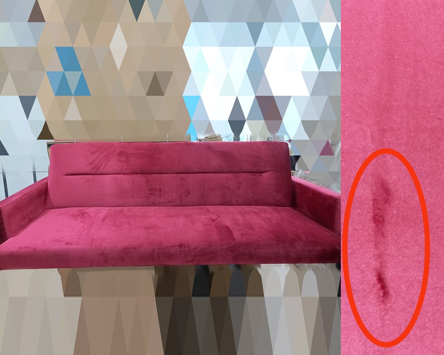 Flotti Alexandra Sofa Bed (Blue, Red, Pink, Green, Grey)