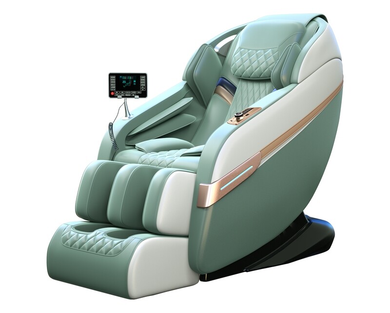 (Sale) Flotti Amethyst Kinetic/Manipulator Massage Chair Large LCD Touch Screen with SL Track THAI Stretch Hot Compress Assist Heart Rate Monitor Zero Gravity Function (Dents &amp; Scratches)