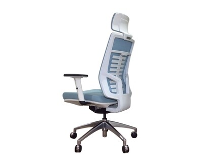 Ofix Premium X15 Bionic Spine Support Chair  w/ Seat Slide (Blue)