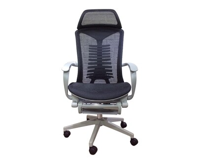 Ofix Premium X13N PRO/ X13N XTM Bionic Spine Support Chair w/ Footrest ( Nylon Base) (Black, Grey)