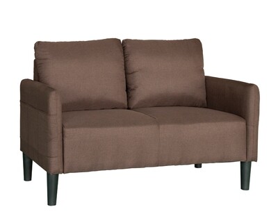 Flotti Aurelie Love Seat Sofa (Light Grey, Brown, Light Blue)