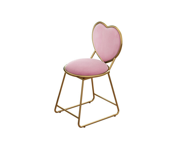 Ofix Cora Steel Chair (Pink)