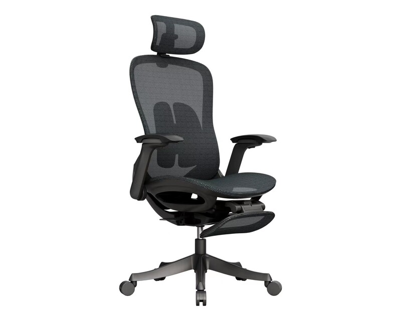 XTM Premium A99 XL Ergonomic Office Chair (2D Lumbar Support, 4D Armrest) (Black, Grey) (2 Years Warranty)