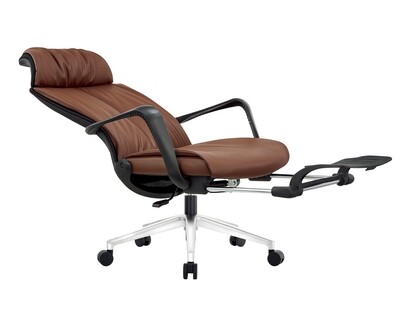 XTM Premium 13 PRO PU Bionic Spine Support Chair w/ Footrest (Aluminum Base) (Black, Brown, Blue) (2 Years Warranty)