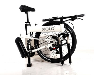 XOLO Folding Mountain E-Bikes (Atrium White)