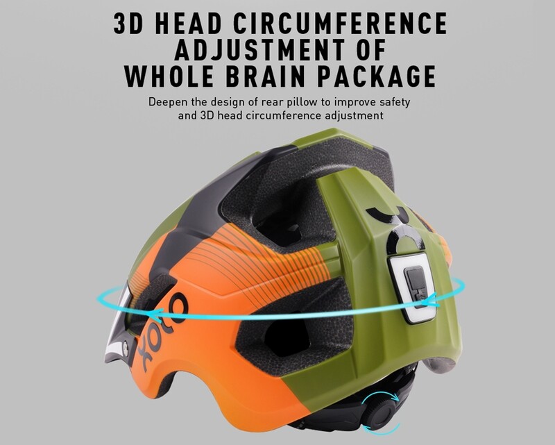 XOLO Sport Bike Helmet with Light TS45