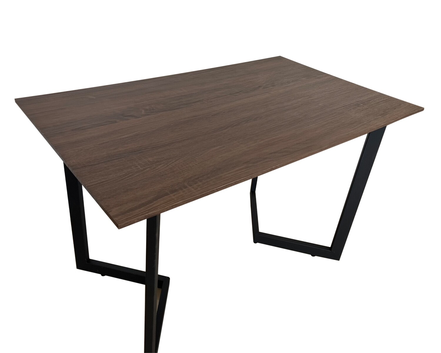 Ofix Cassy Dining Table / Office Table (120x70) (Wood+Black), Model: Cassy Dining/ Office Table (Wood+Black)