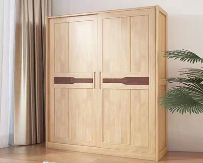 Ofix Monroe Solid Wood 2-Door Wardrobe (160*60-Sliding Door) Ofix Monroe Solid Wood 2-Door Wardrobe (160*60-Sliding Door)