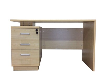 Ofix  250-OF V2 (120x60) Desk (White+Maple)
