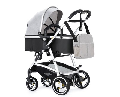 Flotti Azel 3 in 1 Baby Stroller (w/ Infant Car Seat Carrier) (Grey) Flotti Azel 3 in 1 Baby Stroller (w/ Infant Car Seat Carrier) (Grey)