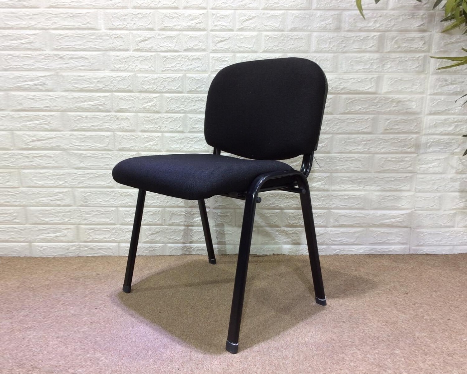 Ofix Deluxe-32W School/Waiting Chair (Black, Grey)