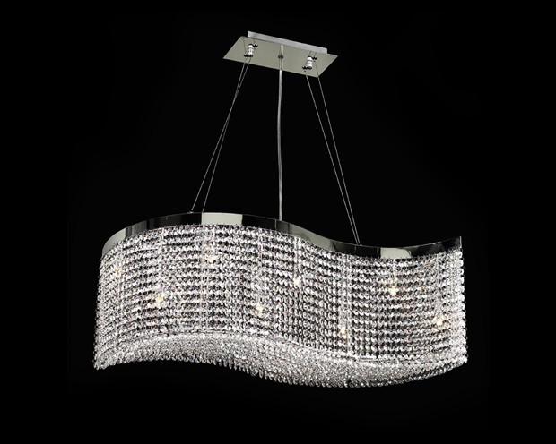 ARTLED CALCITE CHANDELIER