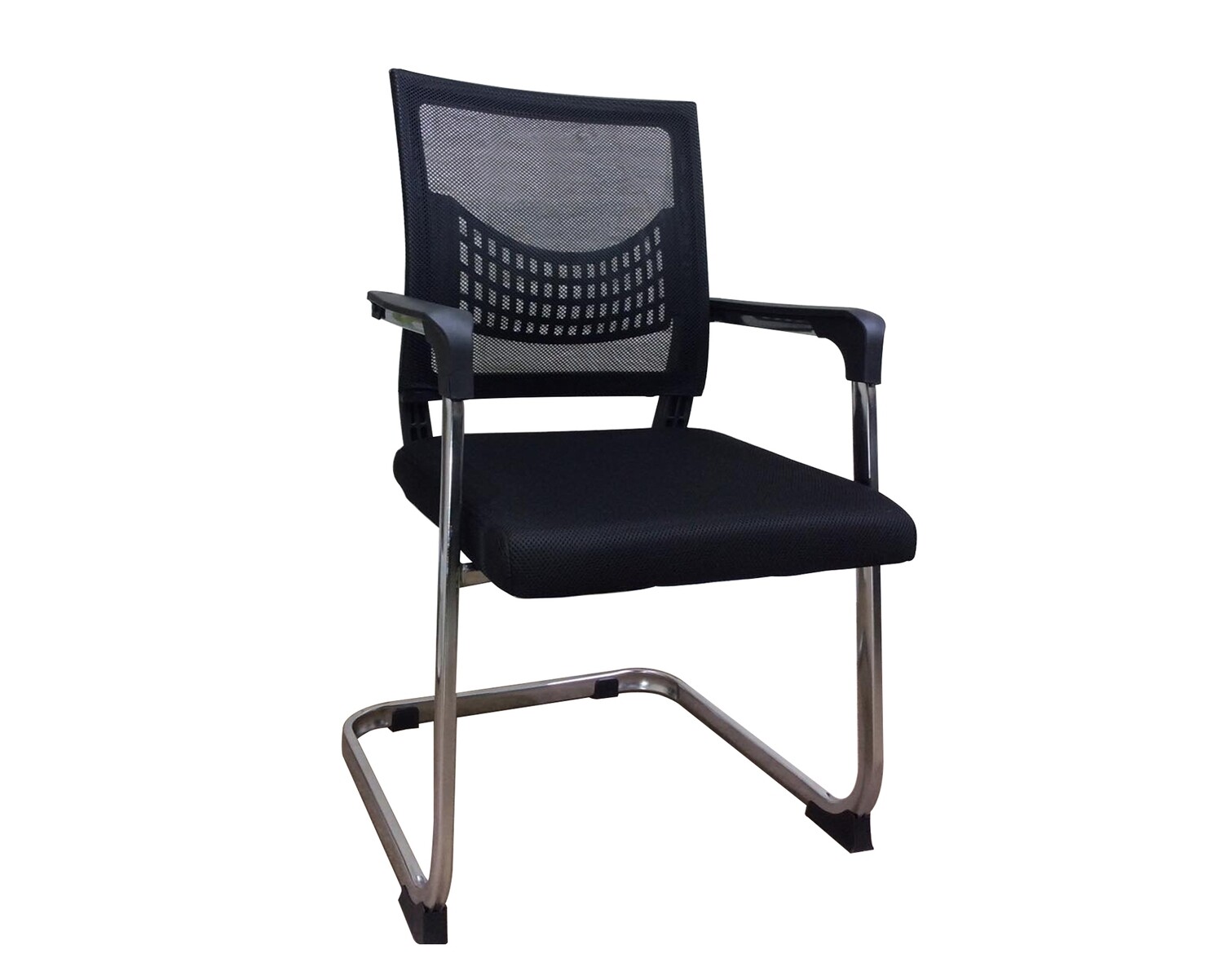 Ofix Deluxe-H065 Waiting Chair Mid Back Mesh (Black)