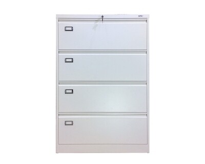 Ofix Lateral 4-Drawer Steel Filing Cabinet