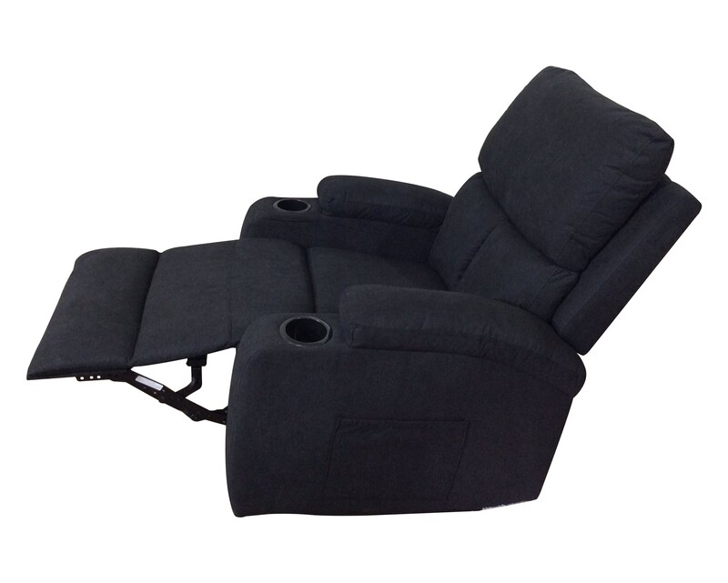 Flotti Omega-MV Manual Recliner &amp; Rocking Chair with Cup Holder  (Black,  Grey, Beige, Brown)