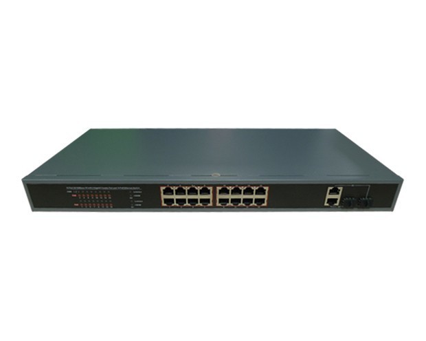 Qube 16 PORT POE ETHERNET SWITCH