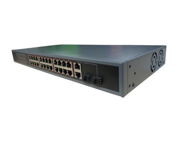 Qube 24C PORT POE ETHERNET SWITCH