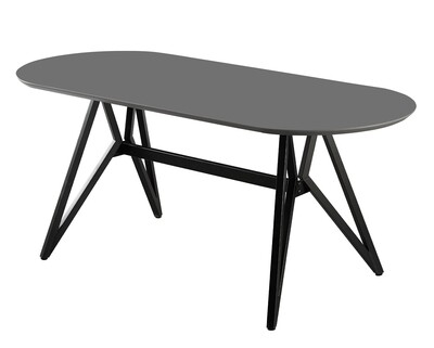 Ofix Severna Dining Table (180*80) (4-6 Seater) (Black) Ofix Severna Dining Table (180*80) (4-6 Seater) (Black)