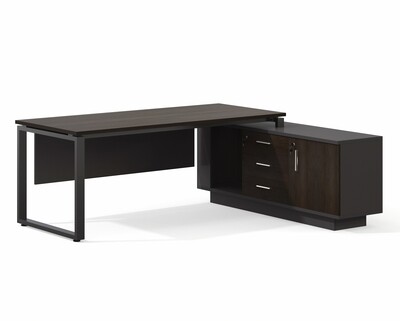Ofix 008-EXS Executive Desk w/ Right Cabinet (180*120) Ofix 008-EXS Executive Desk w/ Right Cabinet (180*120)