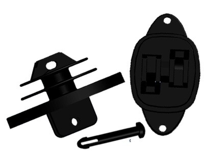 Qube Pull rod insulator(with screws) Qube Pull rod insulator(with screws)