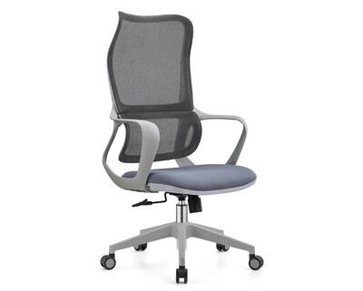 Ofix Premium-50 High Back Mesh Chair (Grey, Black) Ofix Premium-50 High Back Mesh Chair (Grey, Black)