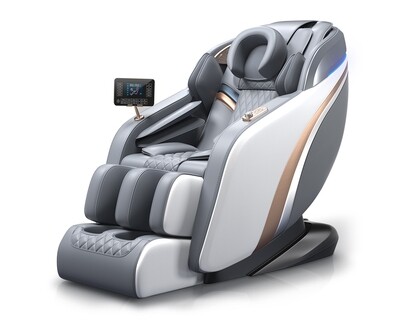 Flotti Braylen Massage Chair LCD Touch Screen Full Body Massage Airbag Pressure Roller Kneading Zero Gravity with AI Voice Control & Central Control Knob System