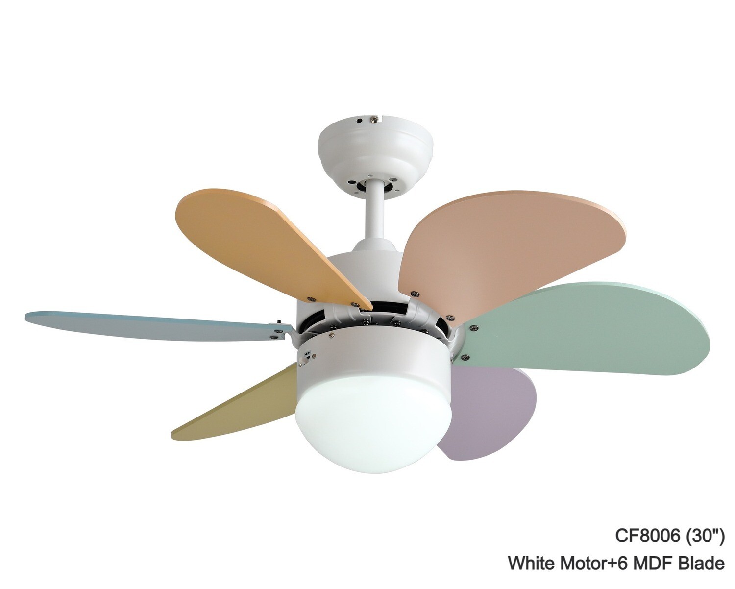 MYKE Ceiling Fan (30") (White) (2 yrs Warranty)