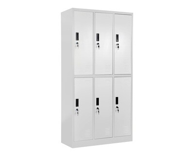 Ofix 6-Door Steel Locker Cabinet
