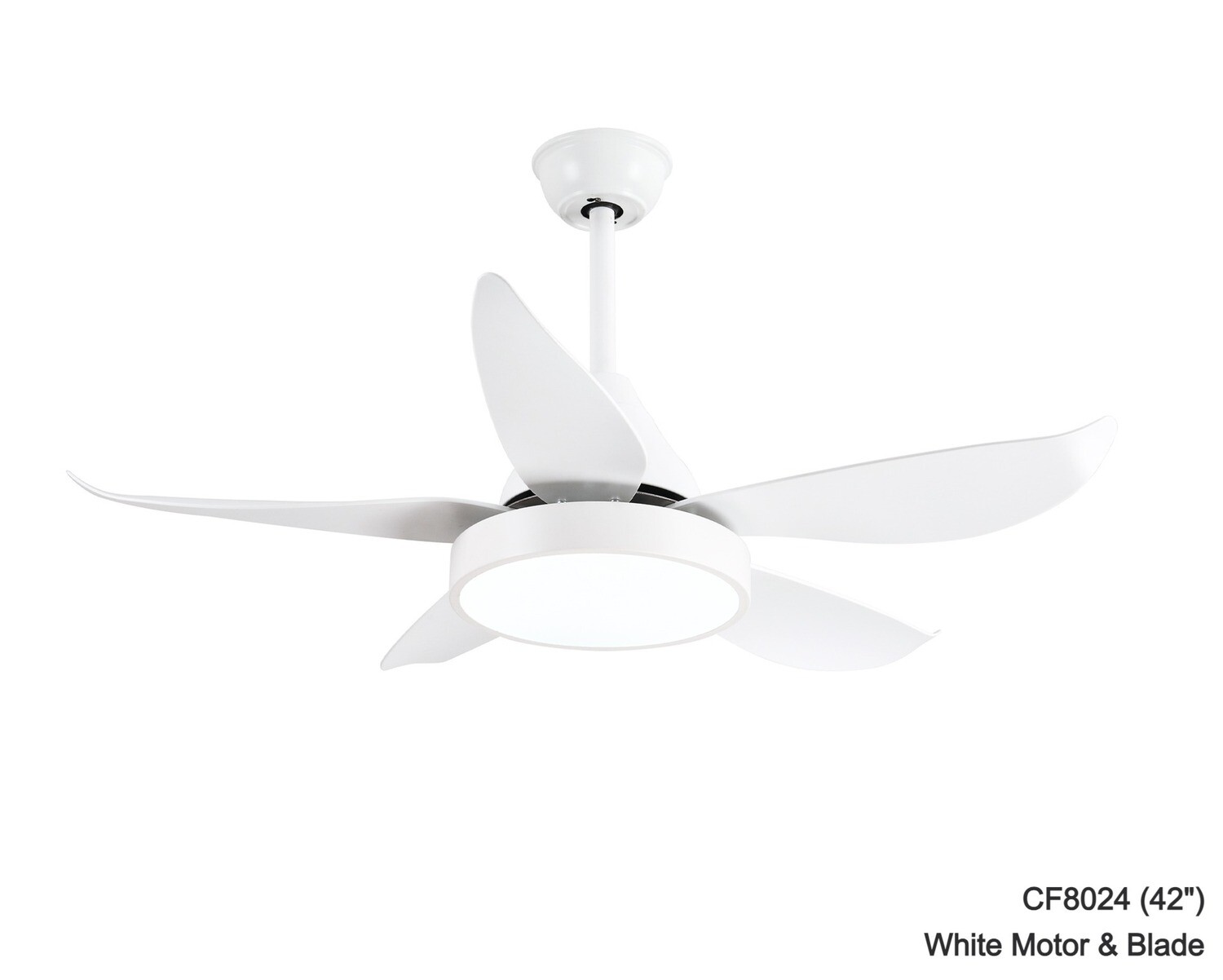 MYKE Ceiling Fan (42&quot;) (White) (2 yrs Warranty), Color: CF8024 (42&quot;) White Motor &amp; Blade