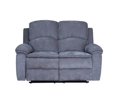 Flotti Allanna Manual Recliner Love-Seat (Dark Grey) Flotti Allanna Manual Recliner Love-Seat (Dark Grey)