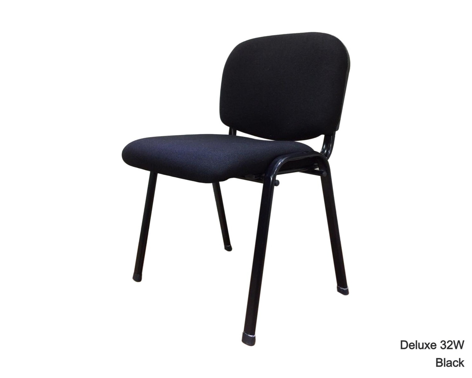 Ofix Deluxe-32W School/Waiting Chair (Black, Grey), Model: Deluxe-32W  (Black)