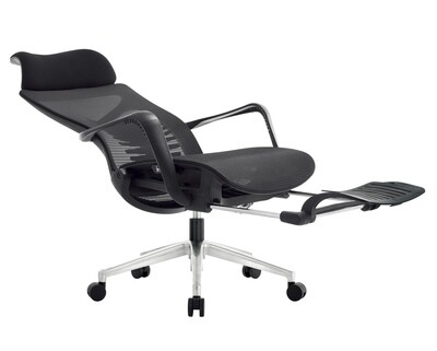 Ofix Premium X13 PRO/ X13 XTM Bionic Spine Support Chair w/ Footrest ( Aluminum Base) (Black, Red)