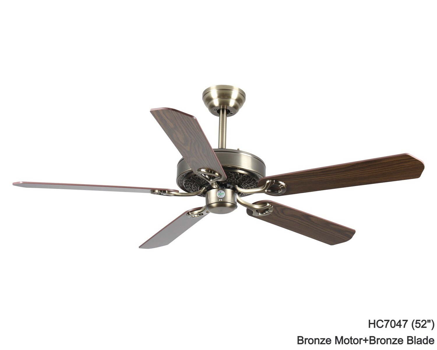 MYKE Ceiling Fan (52&quot;) (No Lamp) (Bronze) (2 yrs Warranty), Model/ Color: HC7047 (52&quot;) Bronze Motor+Bronze Blade