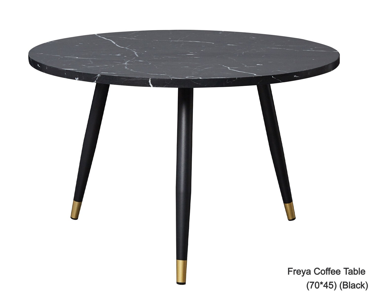 Ofix Freya Coffee/Center Table (70*45) (Black), Model No:: Freya Coffee/Center Table (70*45) (Black)