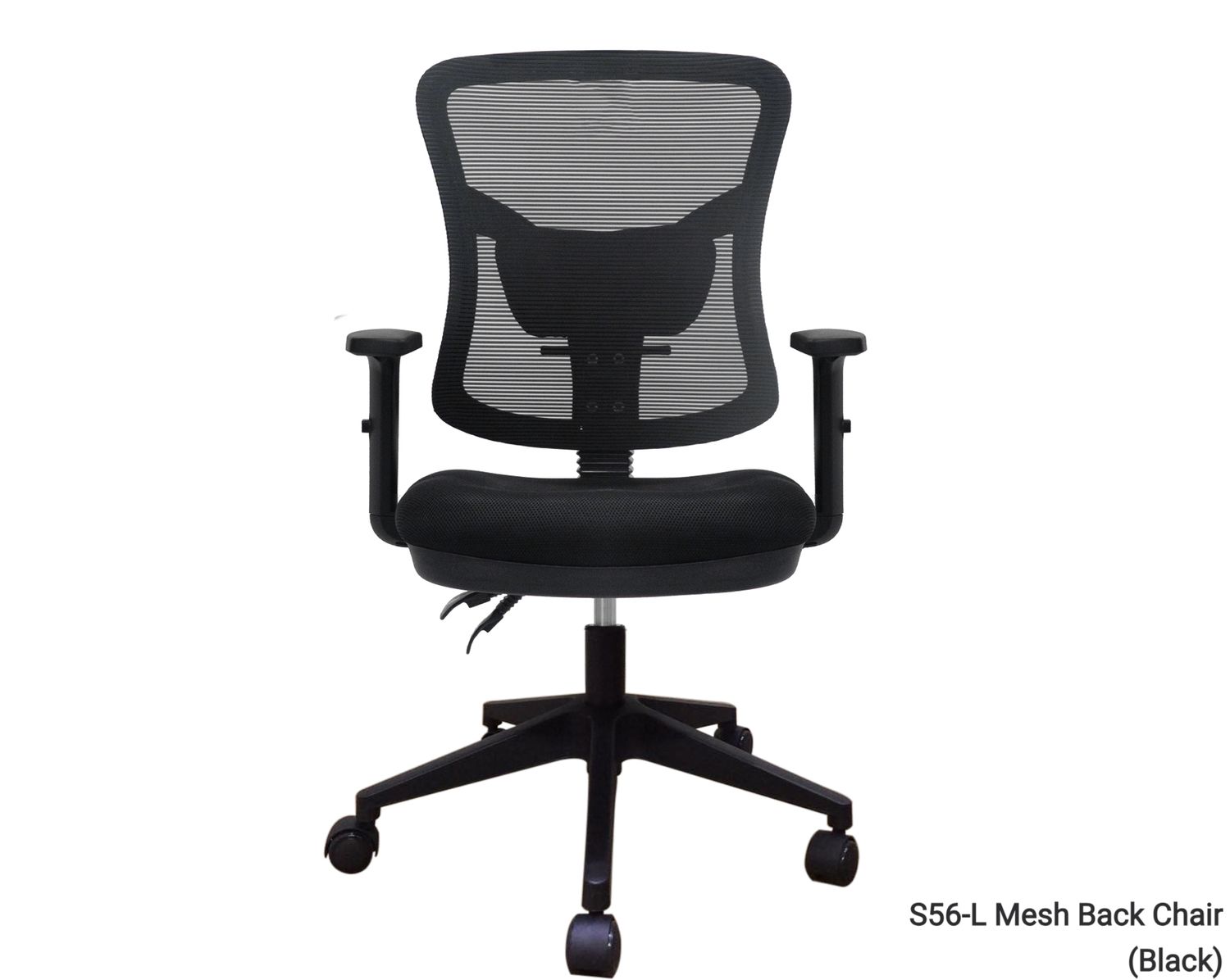 OFX S56-L Ergonomic Office Computer Gaming Chair (3 Years Warranty), Model: S56-L Mesh Back Chair (Black)