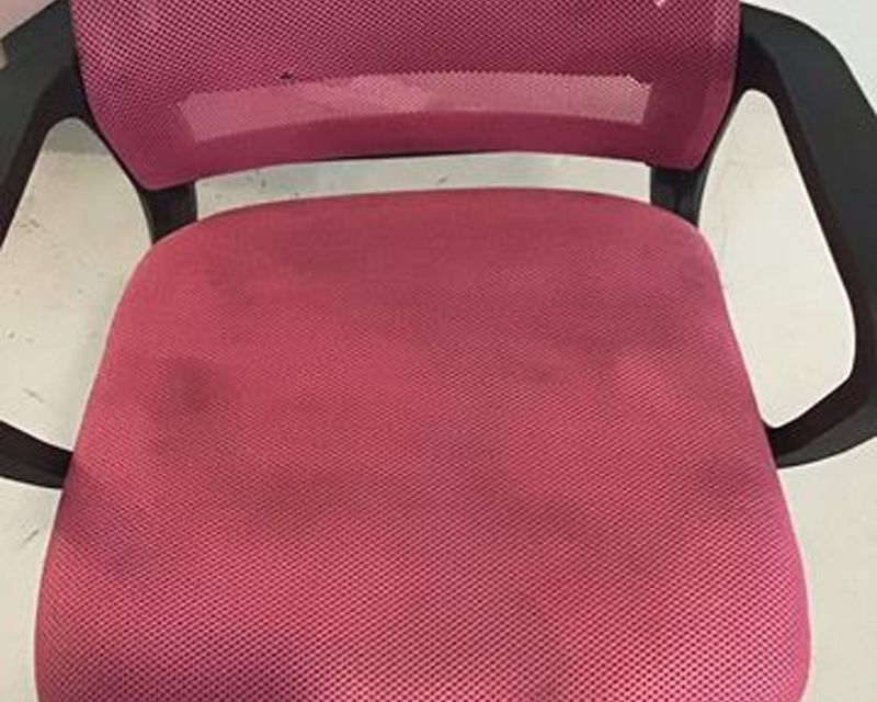 (Sale) Ofix Deluxe-45 High Back Mesh Chair (Pink:Scratches &amp; Cushion Dirt, Pink+White: Backrest Back Support Damage, Slight Dirt &amp; Scratches)