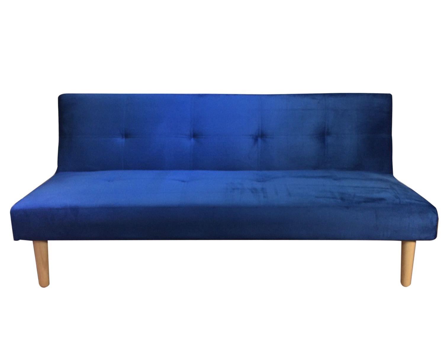 Flotti Andora Sofa Bed (Red, Navy Blue, Grey, Pink), Colors:: Navy Blue Velvet (Best Seller-Limited Stock), Add On Side Table/ Drawer:: None