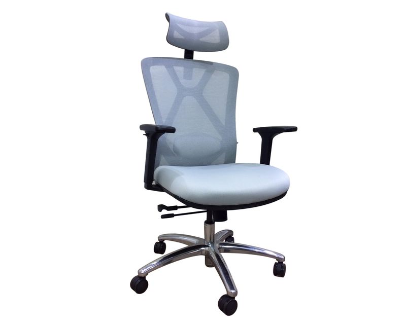 OFX S18 v2 Ergonomic Office Gaming 3D Armrest  Chair  with Seat Slide, Height Adjustable Backrest &amp; 2D Lumbar Support  (Grey, Red) (3 Years Warranty)