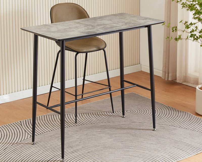 Ofix Vernon Bar Table + (2Pcs. Mylo Bar Chair / 2Pcs. Rowan Bar Chair) (120*60)