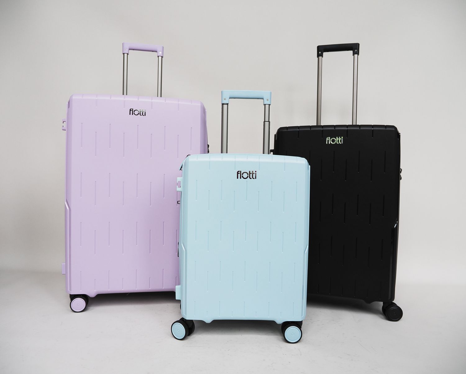 Flotti Luggage Travel Bag Lightweight with TSA Lock, Expandable and Explosion Proof Zipper, Aluminum Trolley, 4 Silent Wheels, PP Material Suitcase