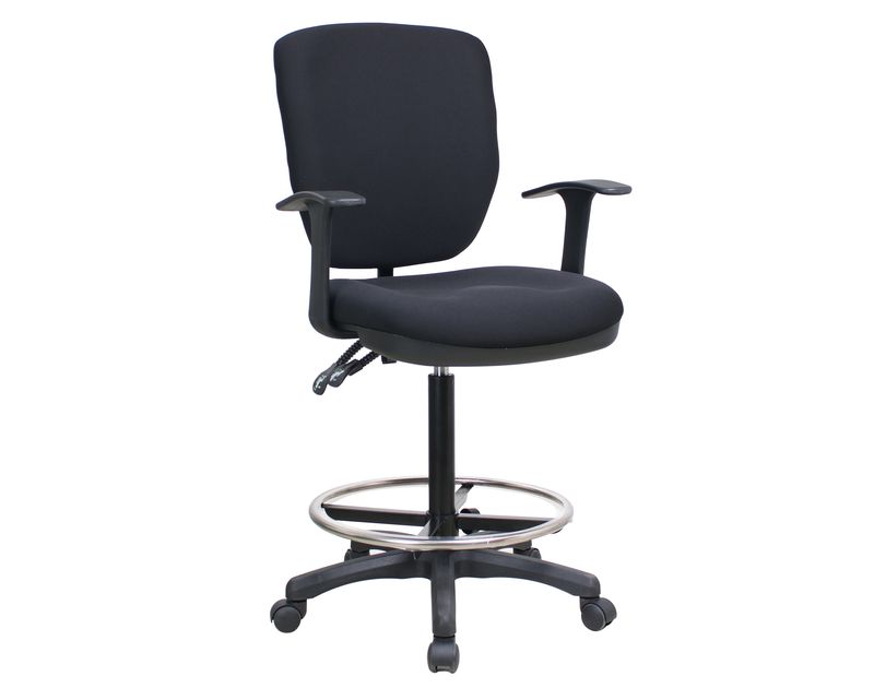 Ofix Premium S-066 Drafting High Chair (Black, Grey)