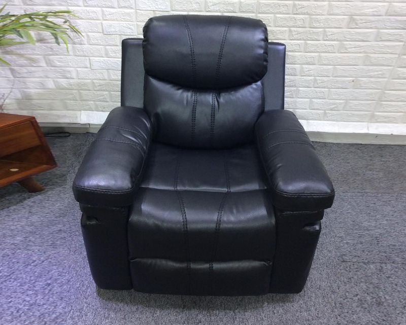 Flotti Amari 1-Seater Leather Gel (Manual Recliner) (Black) Flotti Amari 1-Seater Leather Gel (Manual Recliner) (Black)