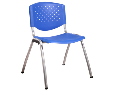 (Sale) Ofix-4 Stacking Chair (Blue) (Light Scratches & Stains) (Sale) Ofix-4 Stacking Chair (Blue) (Light Scratches & Stains)