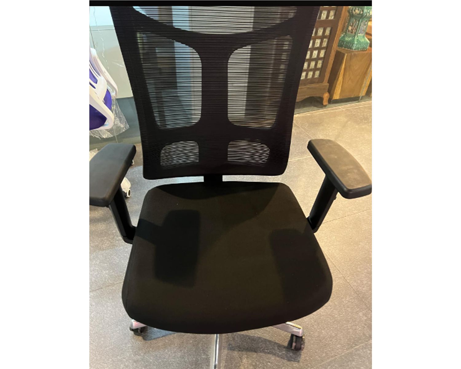 (Sale) Ofix Premium X18 PRO Mesh Bionic Spine Support Chair (Black) (No Headrest) (No Backrest), Model:: 122024SM-L Premium-X18 PRO Bionic Spine Support Mesh Chair w/o Footrest (No Headrest, No Lumbar Support) (Black) (Sale)