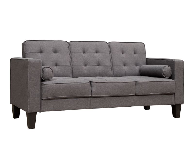 Flotti Mallory 3-Seater Sofa w/ Cupholder (Black, Grey) Flotti Mallory 3-Seater Sofa w/ Cupholder (Black, Grey)