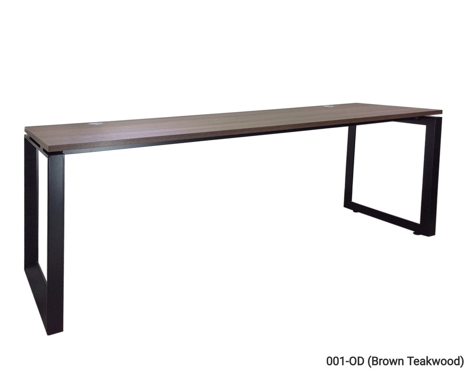 Ofix 200x60 Office Table ( Brown Teakwood, Walnut), Model: 001-OD (Brown Teakwood)