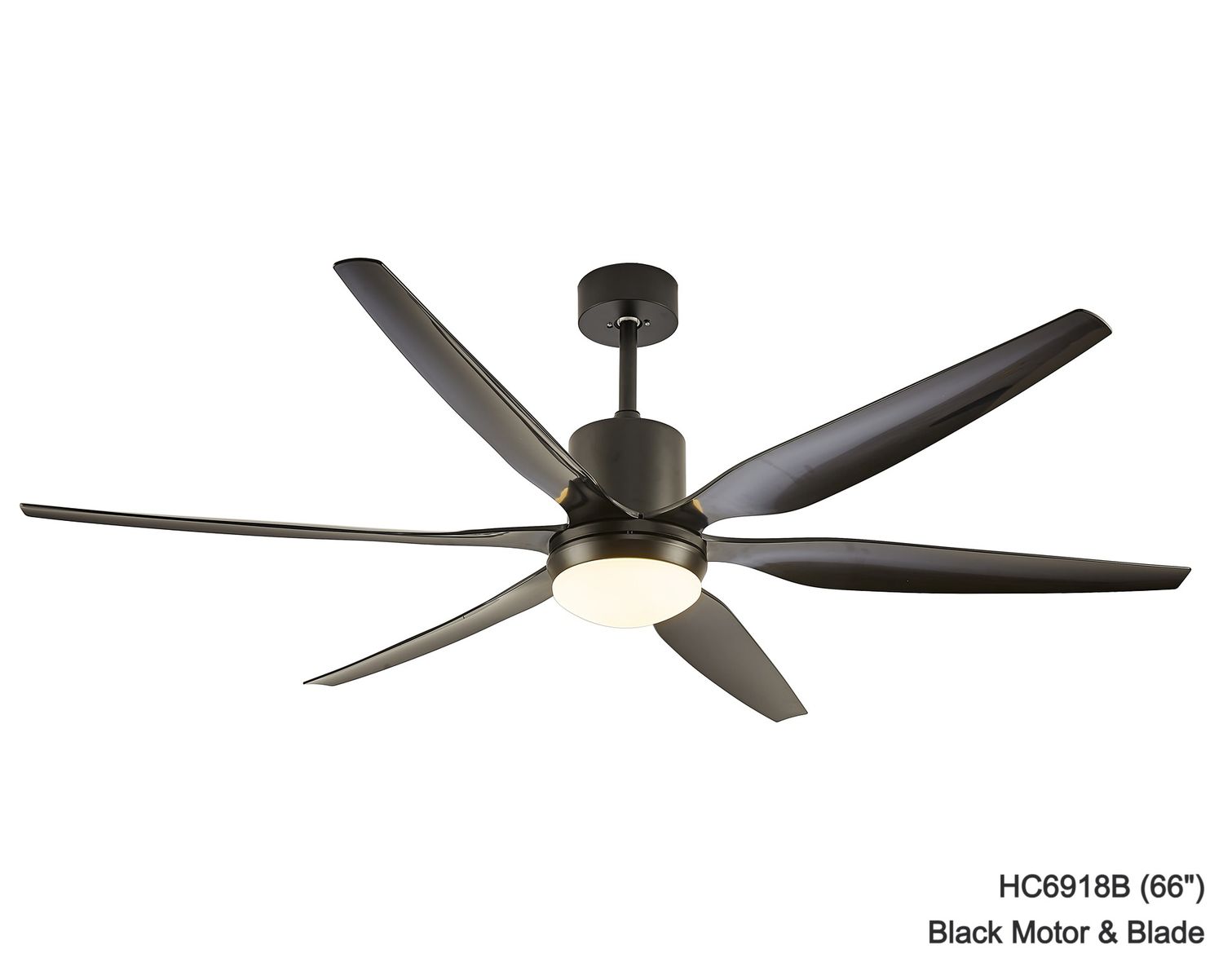 MYKE Ceiling Fan (66") (Black) (2 yrs Warranty) MYKE Ceiling Fan (66") (Black) (2 yrs Warranty), Model/ Color: HC6918B Ceiling Fan (66") (Black Motor & Blade)