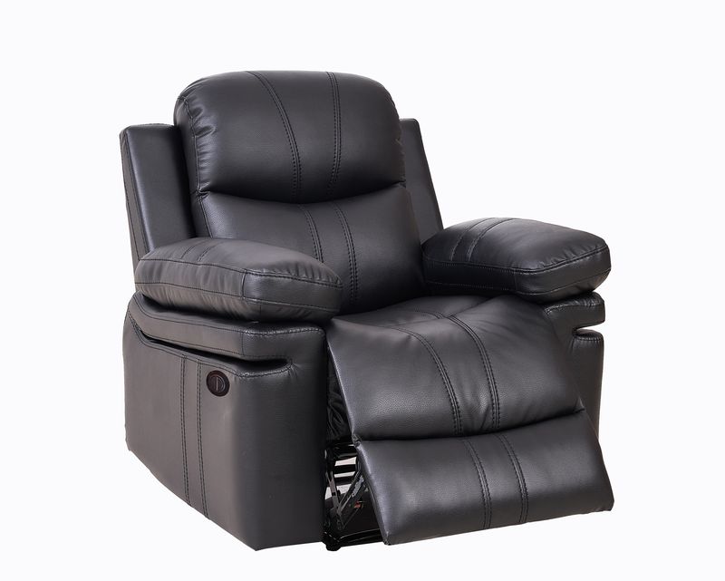 Flotti Amari 1-Seater Leather Gel (Manual Recliner) (Black) Flotti Amari 1-Seater Leather Gel (Manual Recliner) (Black)