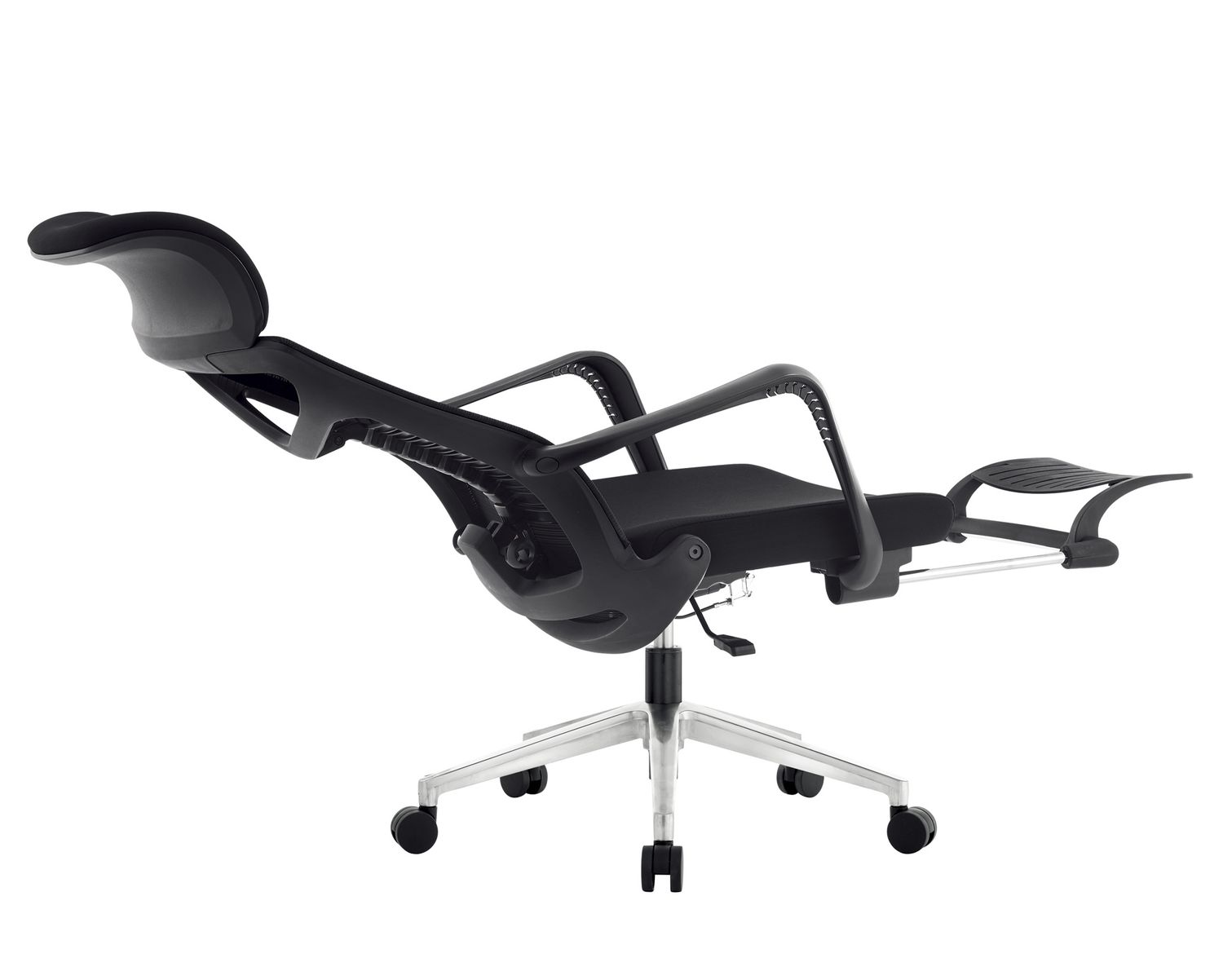 XTM Premium X13 PRO / Premium X13 XTM  Bionic Spine Support Chair w/ Footrest (Aluminum Base) (Black) (2 Years Warranty)